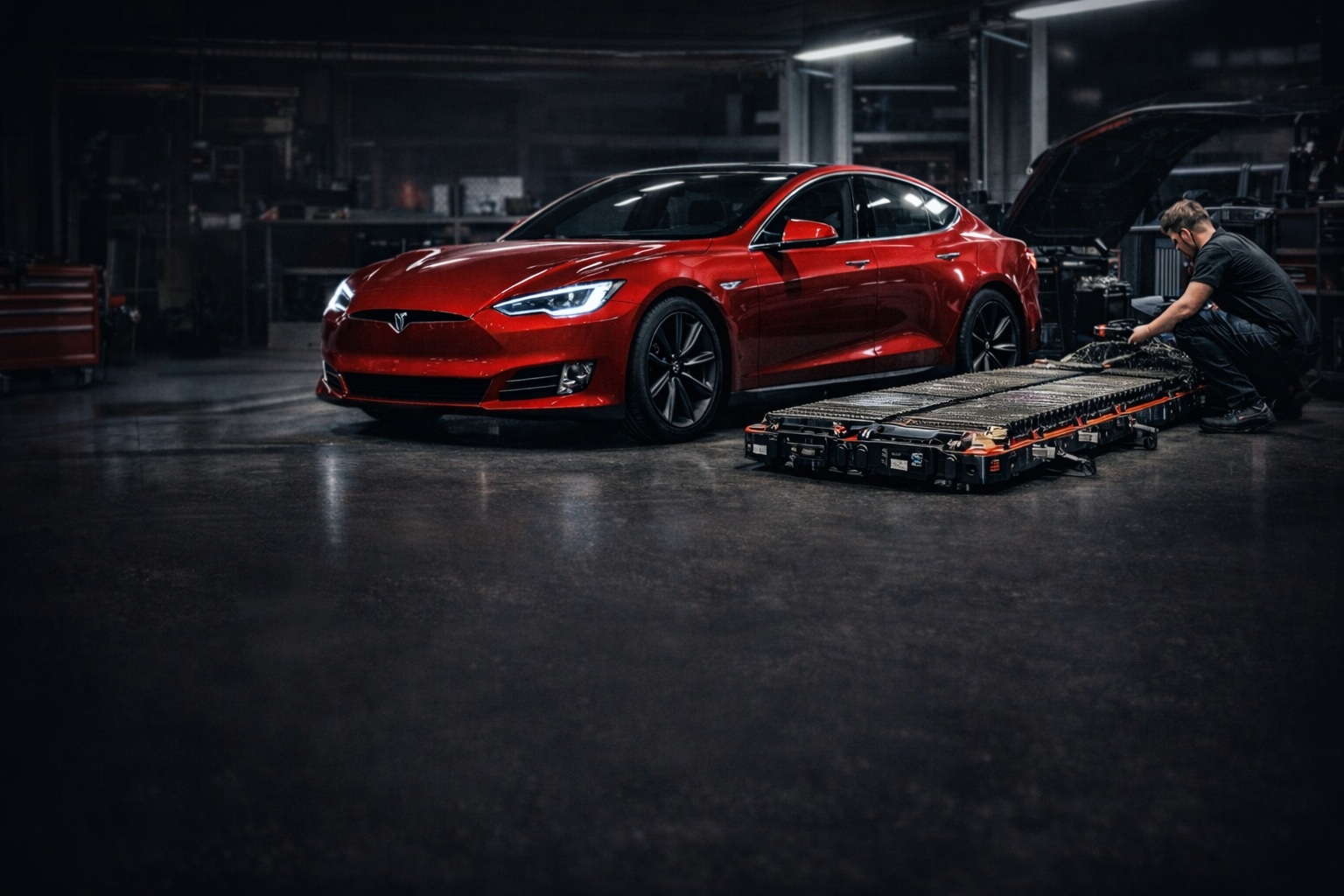 ремонт батареї Tesla у Житомирі